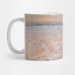 Simple Snow Oil on Canvas Mug